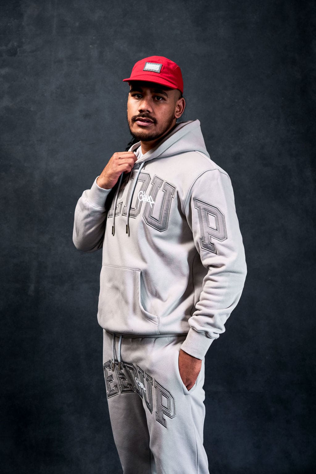 Core Logo Ripstop 5 Panel Hat Red