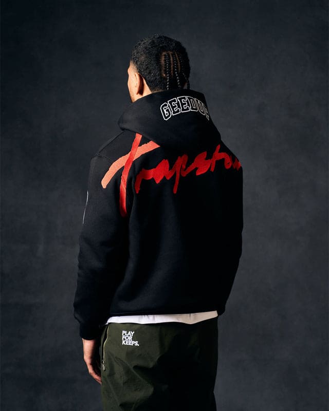 Team Logo x Trapstar Signature Jacket Black/White/Red