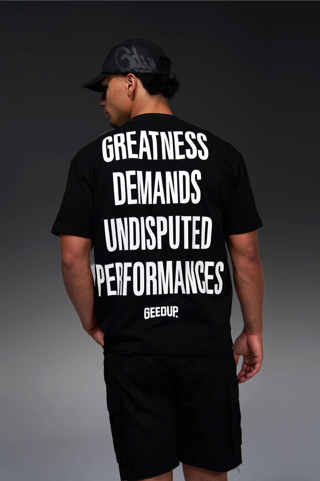 Geedup Stack T-Shirt Black
