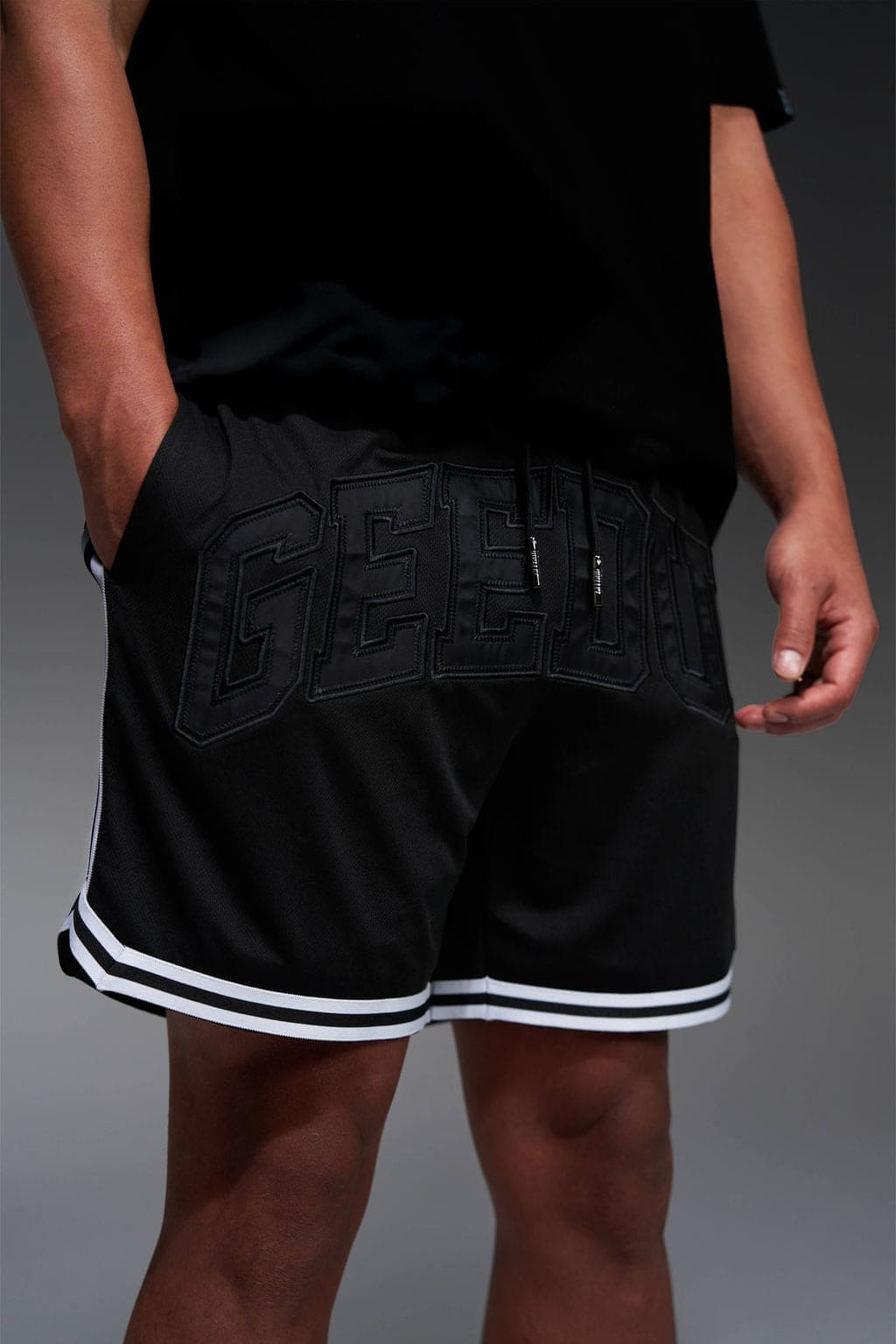Team Logo B-Ball Short Black