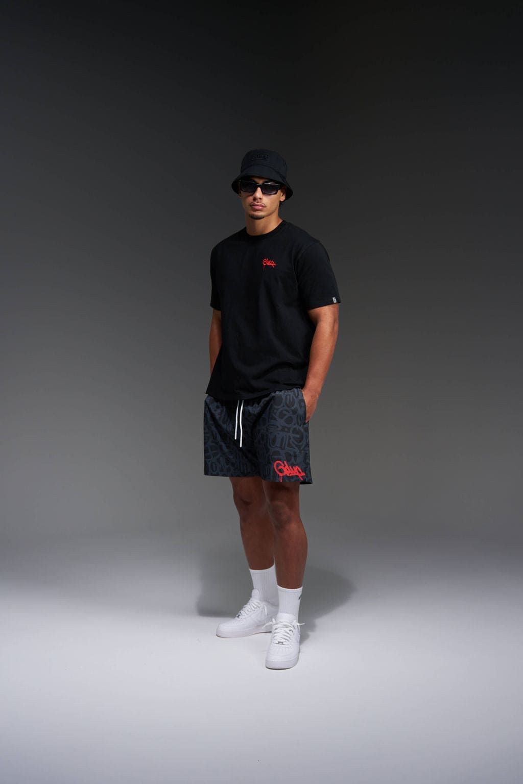 Micro Handstyle T-Shirt Black/Red