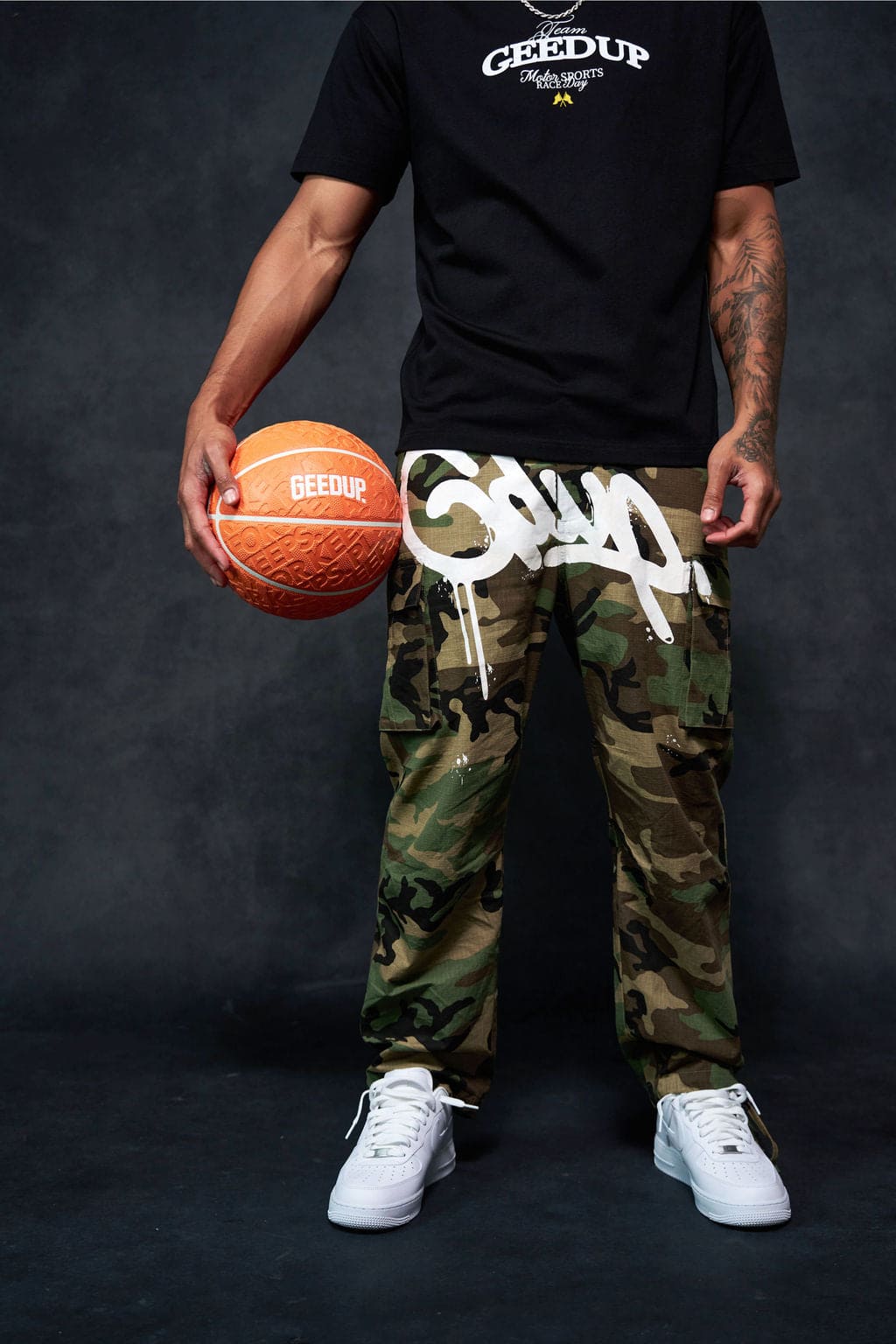 Handstyle R/S Cargo Pants Camo Green