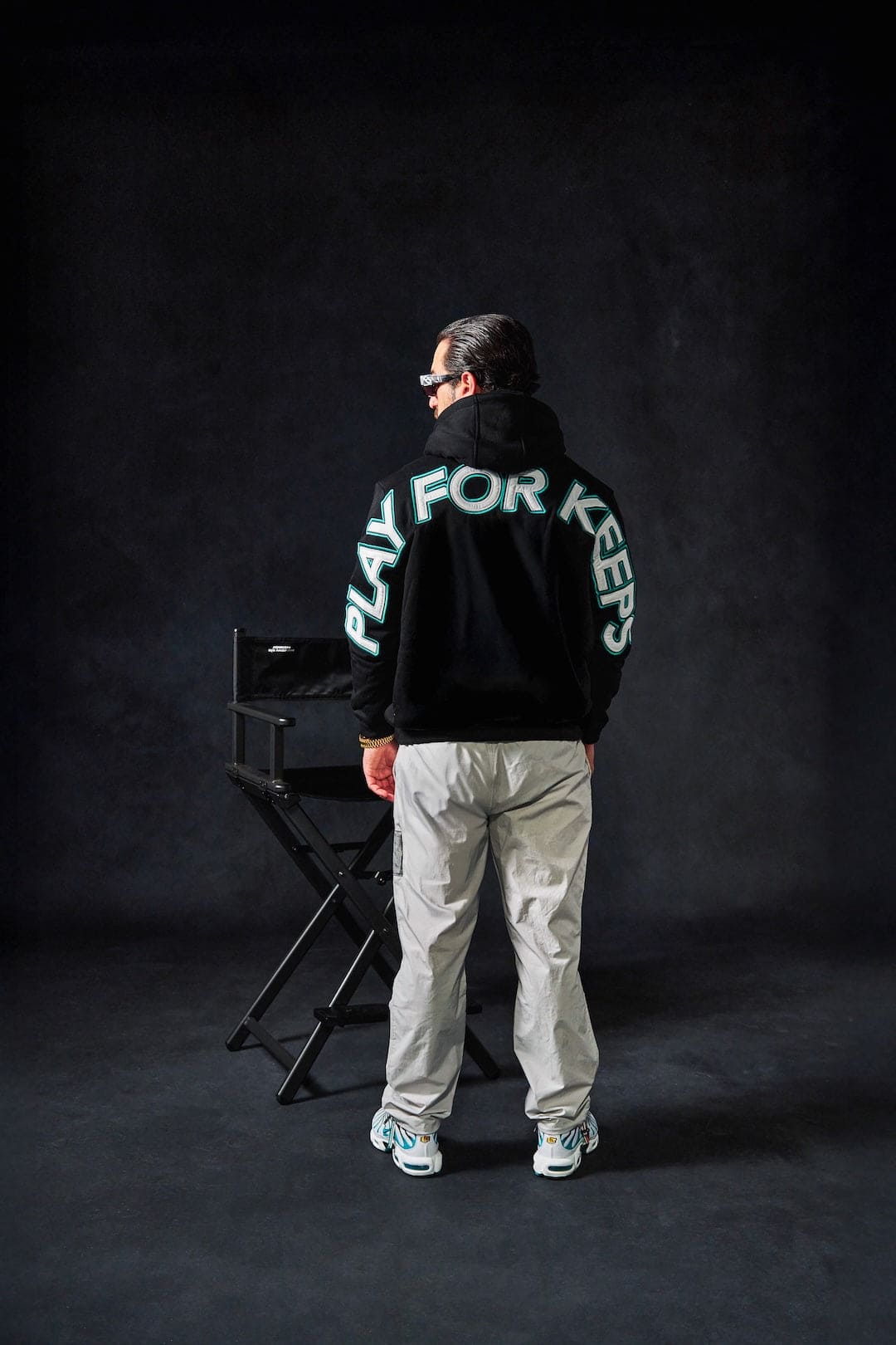 PFK x Foot Locker Hoodie Black/Turbo Green/White