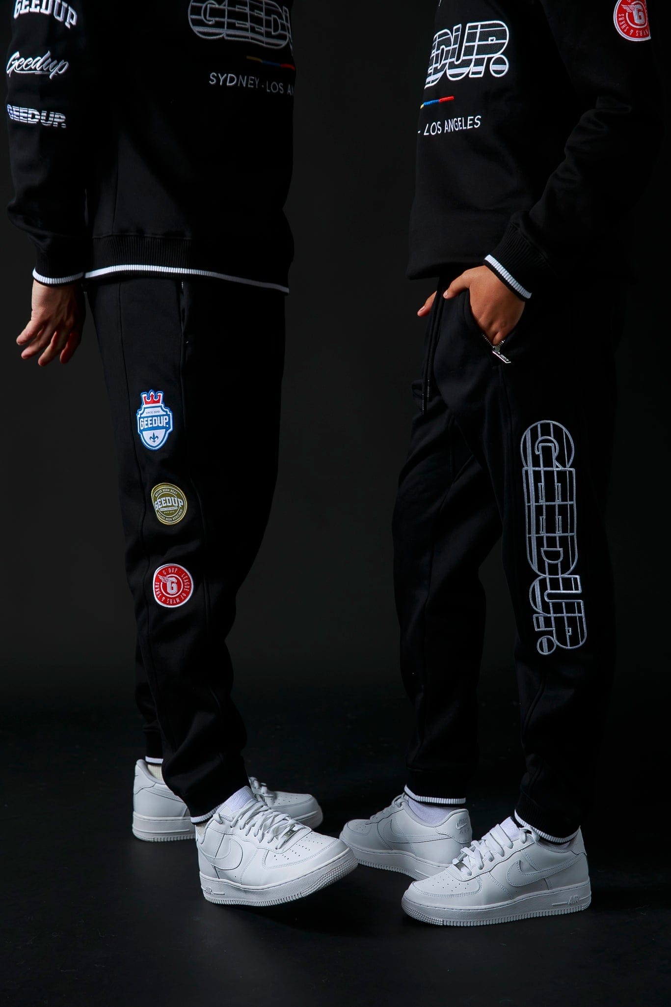 Sportsman Badges Trackpants Black