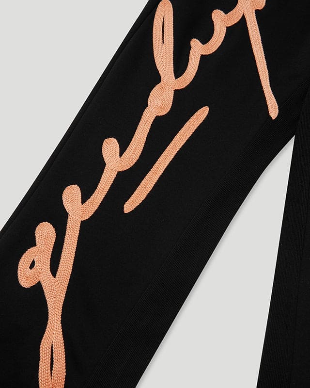 Geedup Signature Trackpants Black/Peach