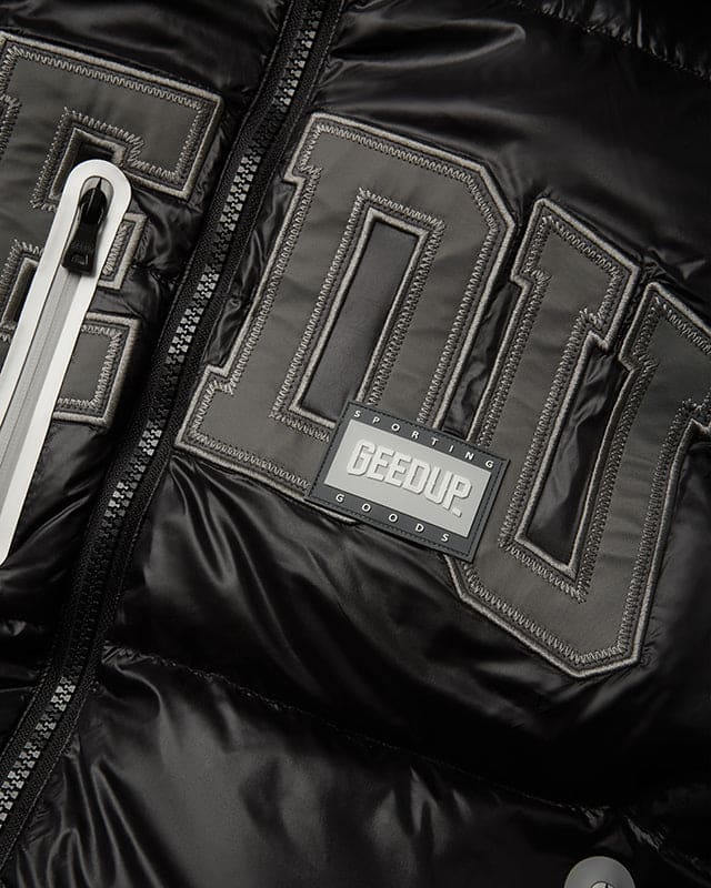 Core/Team Logo Reversible Puffer Jacket Grey/Black