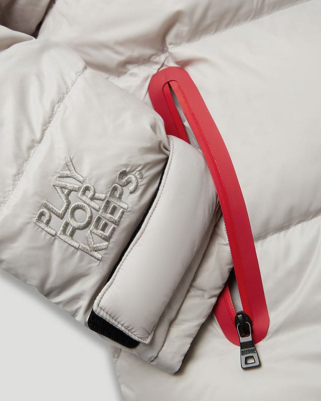 Core/Team Logo Reversible Puffer Jacket Grey/Black