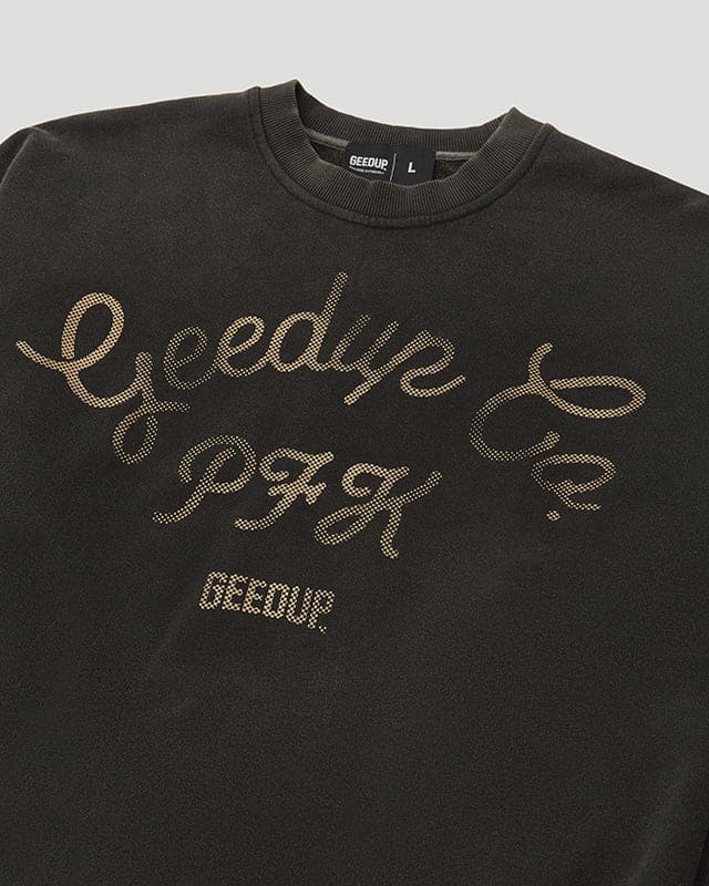 PFK Boxer Crewneck Washed Black