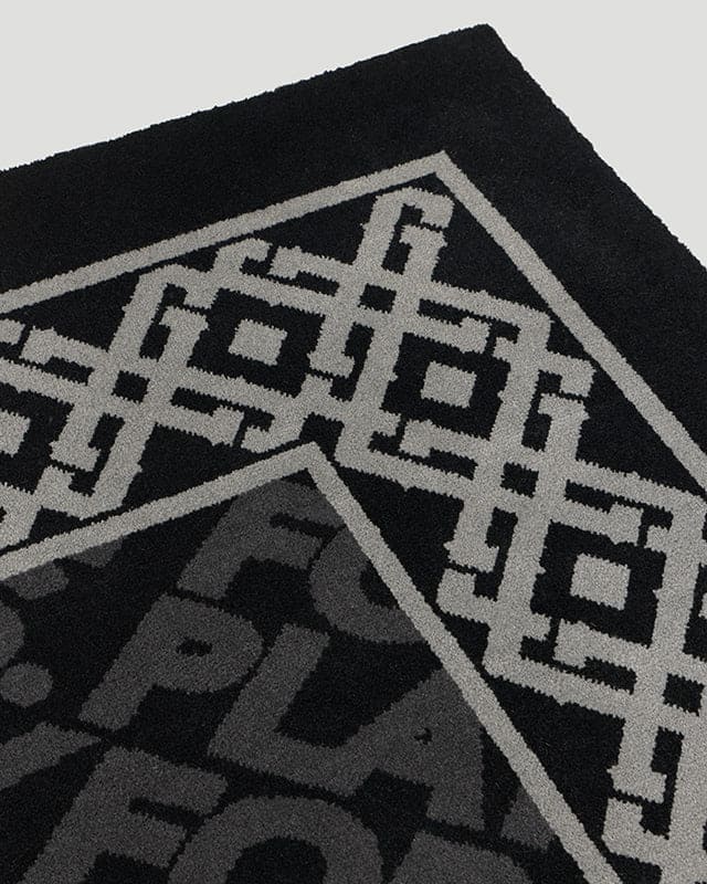 GDUP Rug Black/Grey - X-Large