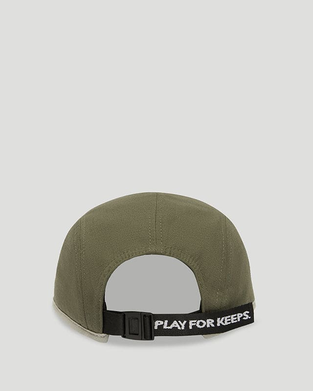 Core Logo Ripstop 5 Panel Hat Khaki