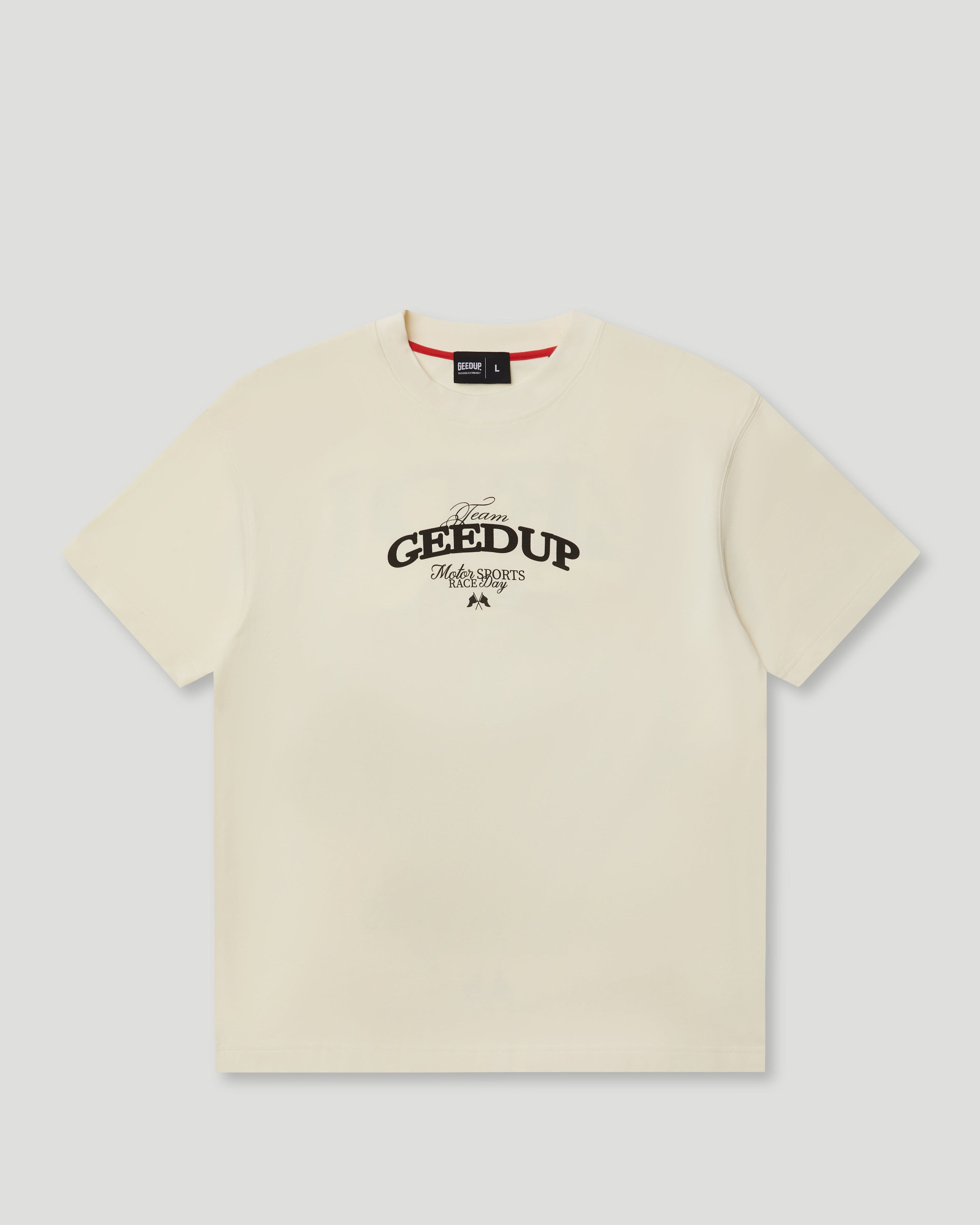 G Stamp T-Shirt Cream/Black