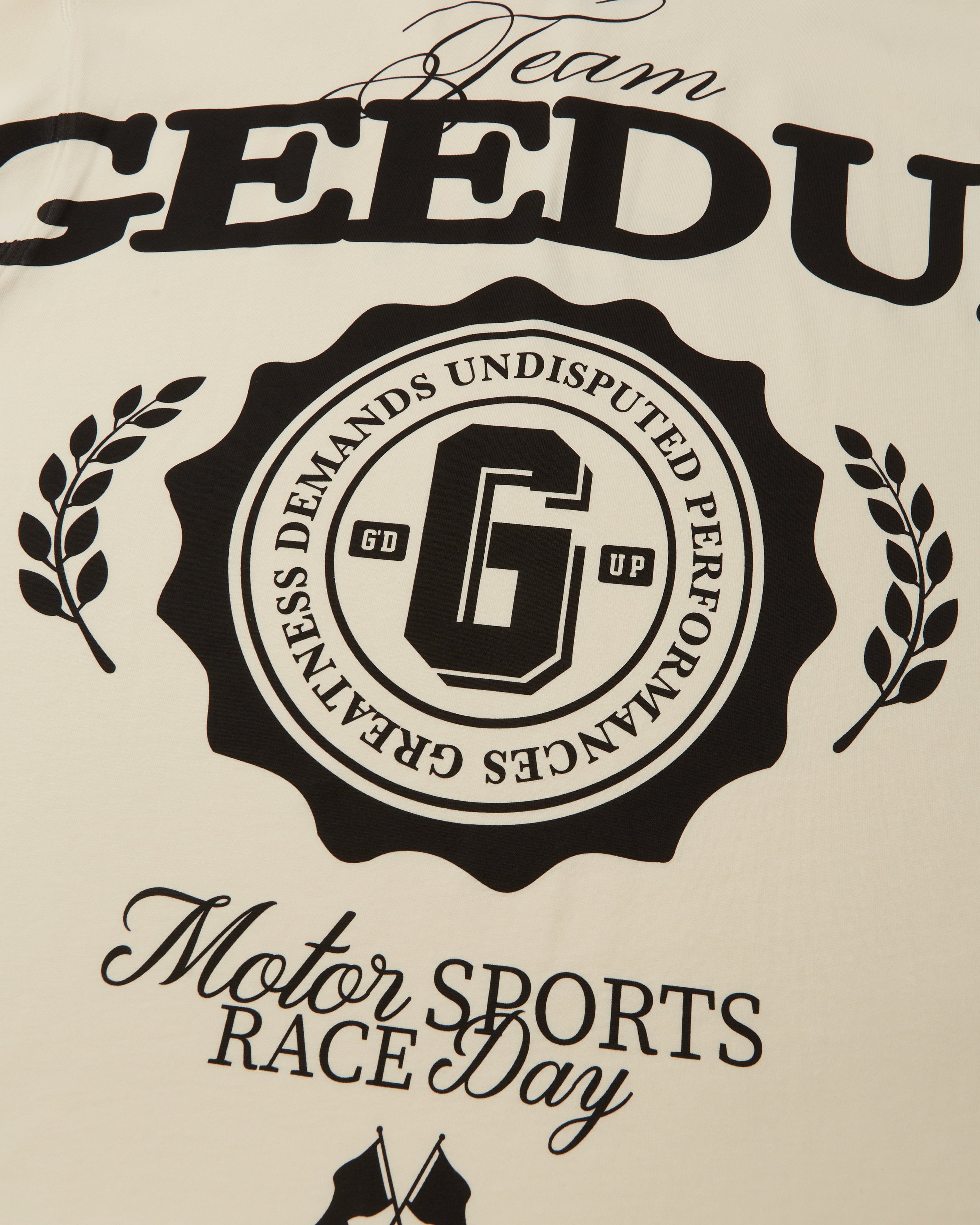 G Stamp T-Shirt Cream/Black