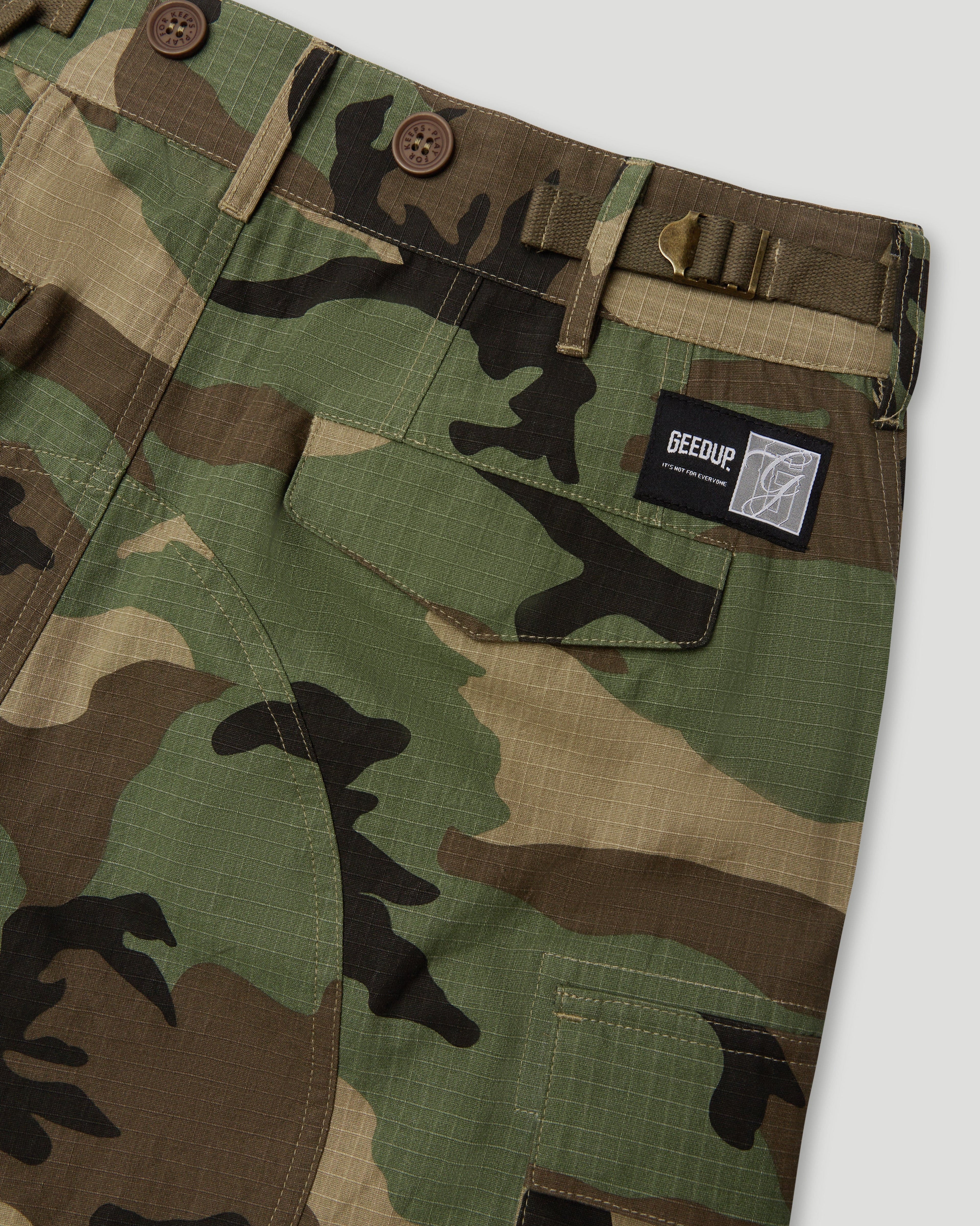 Handstyle R/S Cargo Pants Camo Green