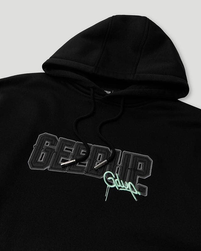 PFK/Handstyle Hoodie Black/Pastel Mint