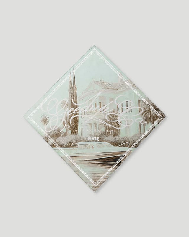 C.D.G Silk Scarf Pastel Mint