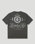 Geedup Co. Cursive T-Shirt Soft Black