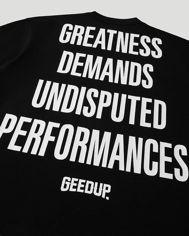 Geedup Stack T-Shirt Black