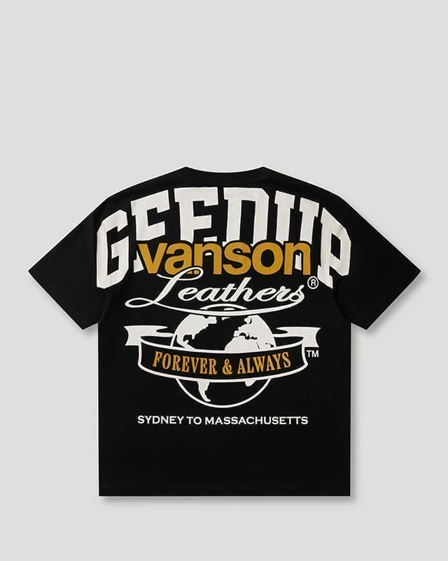 Geedup x Vanson T-Shirt Black CX
