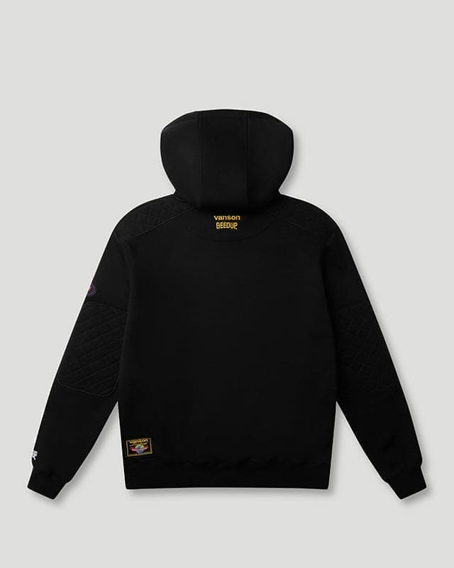 Team Logo x Vanson Hoodie Black CX