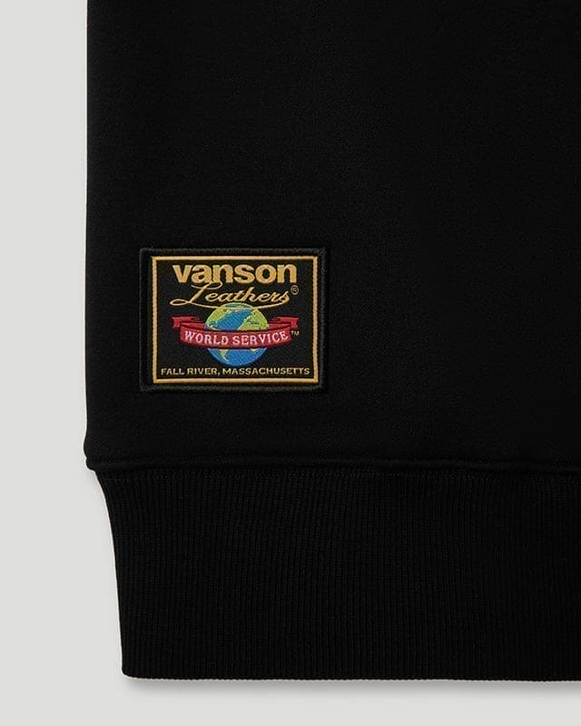 Team Logo x Vanson Hoodie Black CX