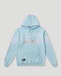 Team Logo x Vanson Hoodie Light Blue