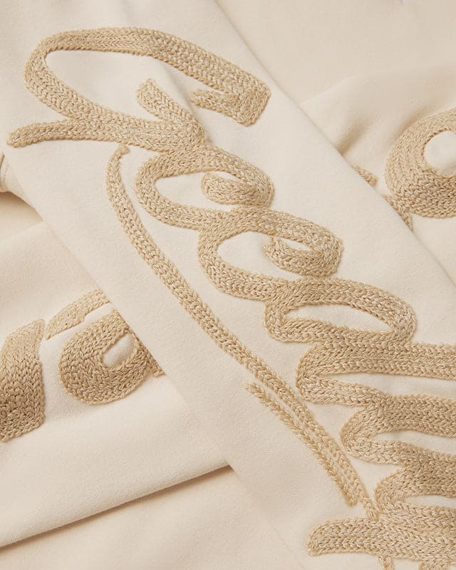 Script Logo x Vanson Hoodie Cream CX