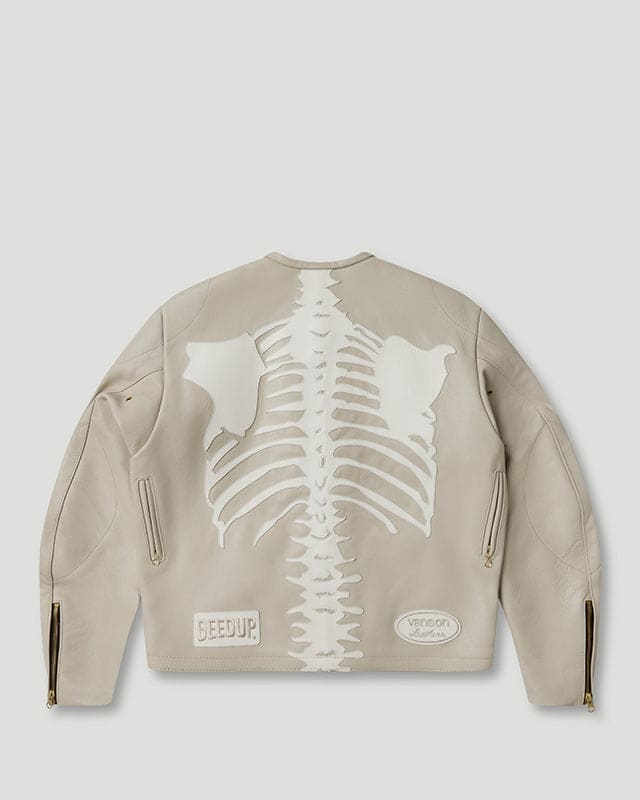 Geedup x Vanson Bones Jacket Bone/White CX
