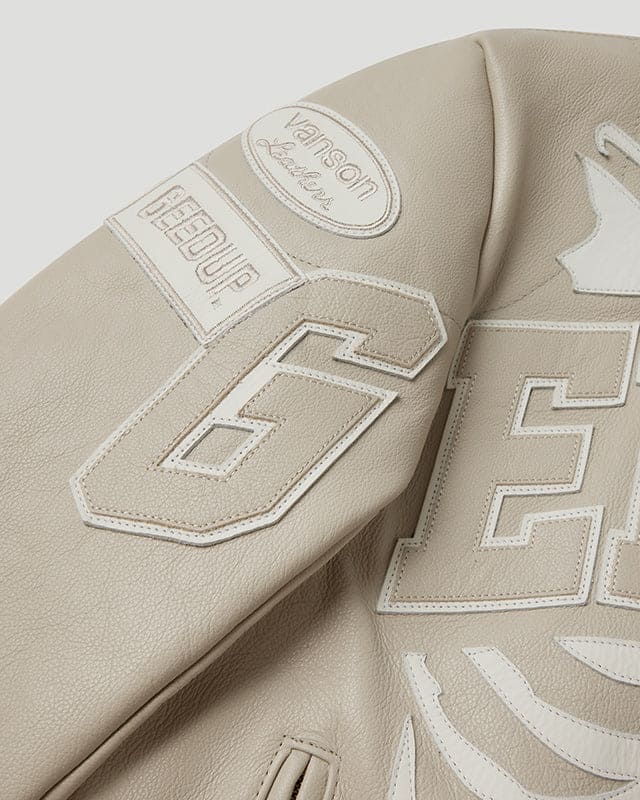 Geedup x Vanson Bones Jacket Bone/White CX