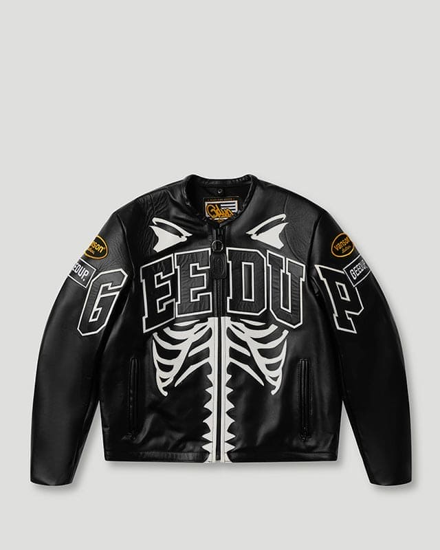 Geedup x Vanson Bones Jacket Black/White CX