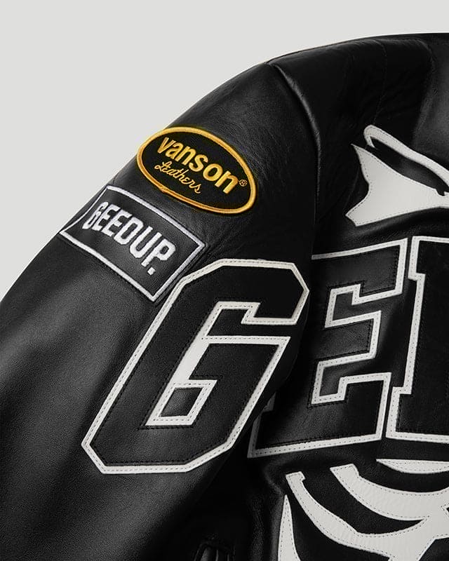 Geedup x Vanson Bones Jacket Black/White