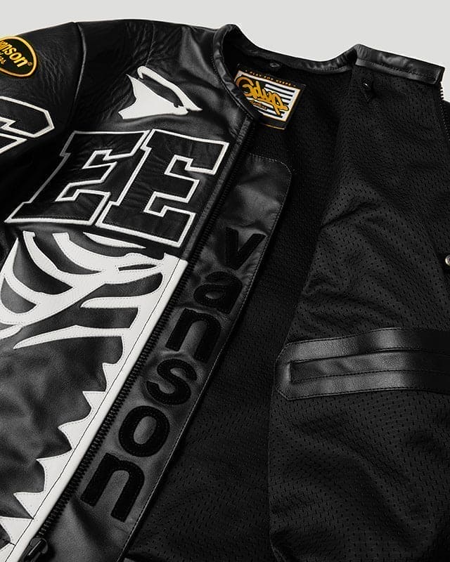 Geedup x Vanson Bones Jacket Black/White