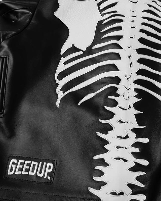 Geedup x Vanson Bones Jacket Black/White CX