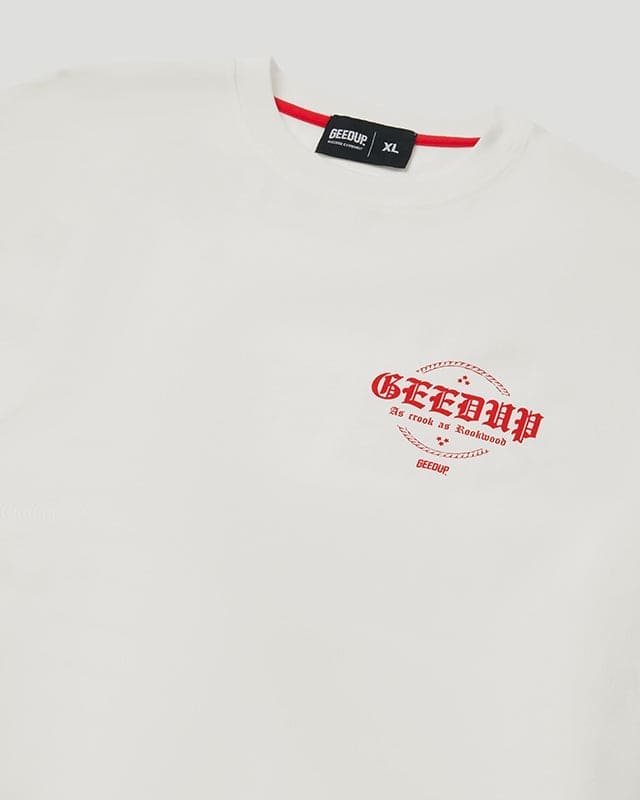 Garment Co. T-Shirt White/Red