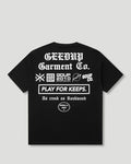 Garment Co. T-Shirt Black/White