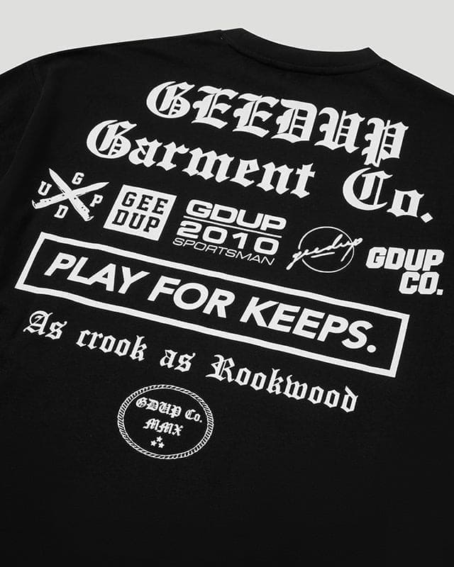 Garment Co. T-Shirt Black/White