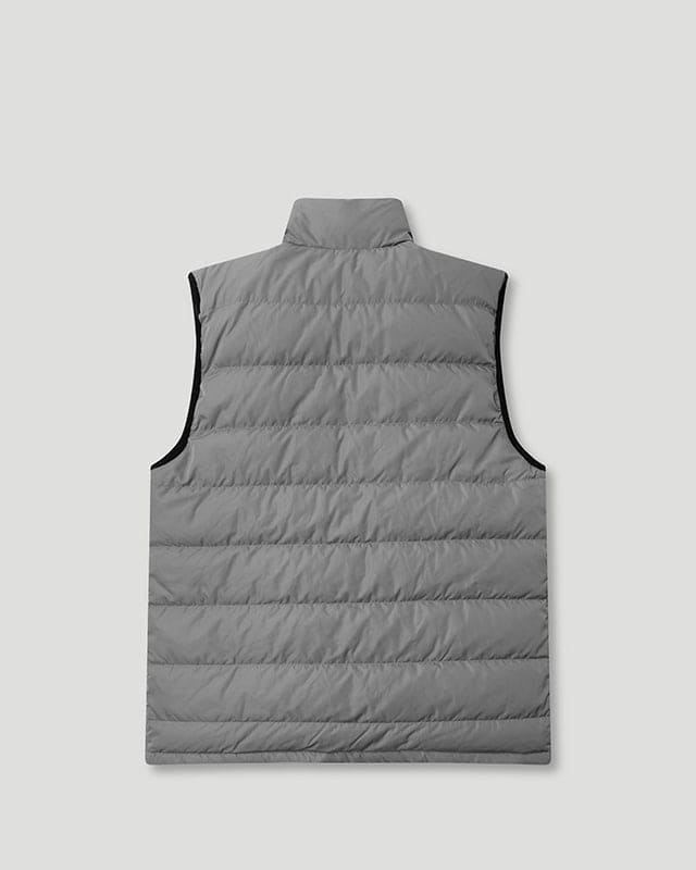 Handstyle/Team Logo Puffer Vest Black/Grey