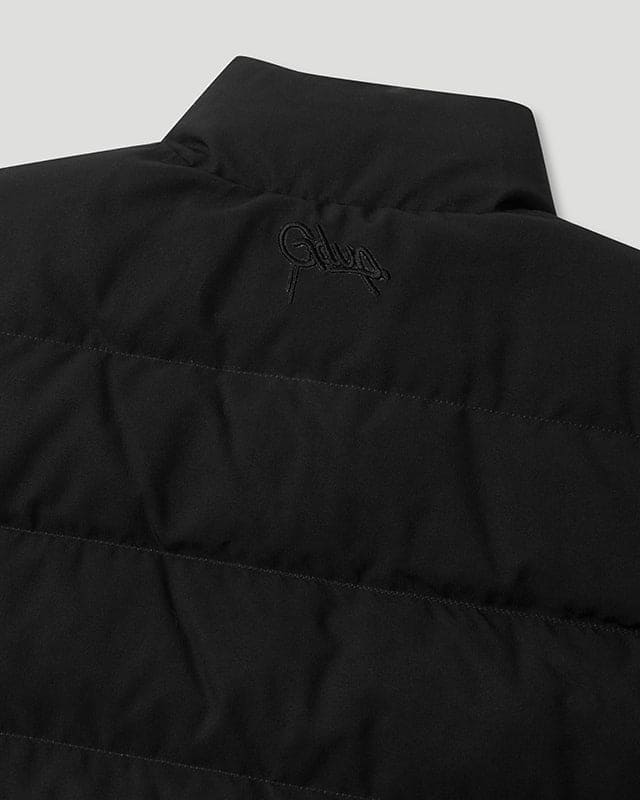 Handstyle/Team Logo Puffer Vest Black/Grey