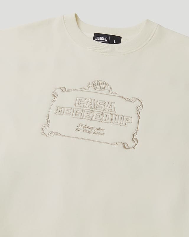 CDG Crewneck Tonal Cream