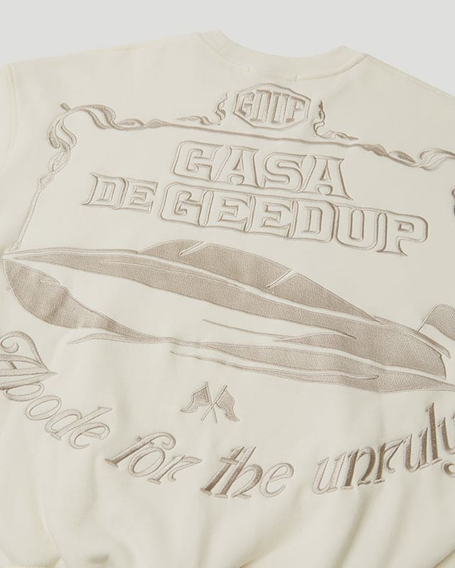 CDG Crewneck Tonal Cream