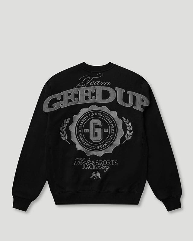 Team Geedup Crewneck Black/Grey