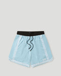 Emboss Mesh Shorts Cool Blue