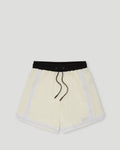 Emboss Mesh Shorts Cream