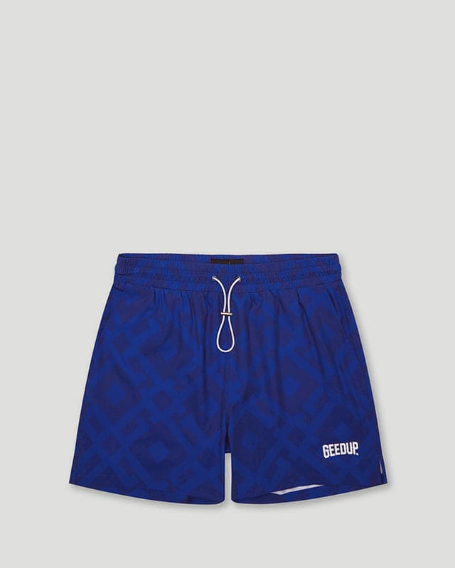 G Monogram Swim Shorts Royal Blue