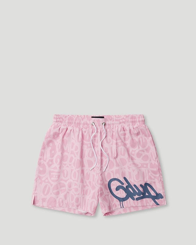 Handstyle Swim Short Pink/Blue