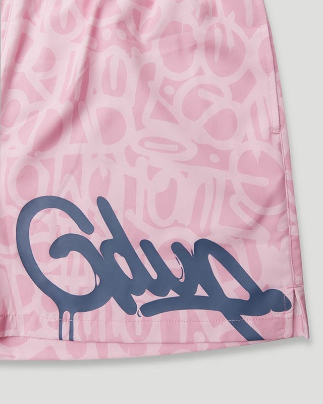 Handstyle Swim Short Pink/Blue