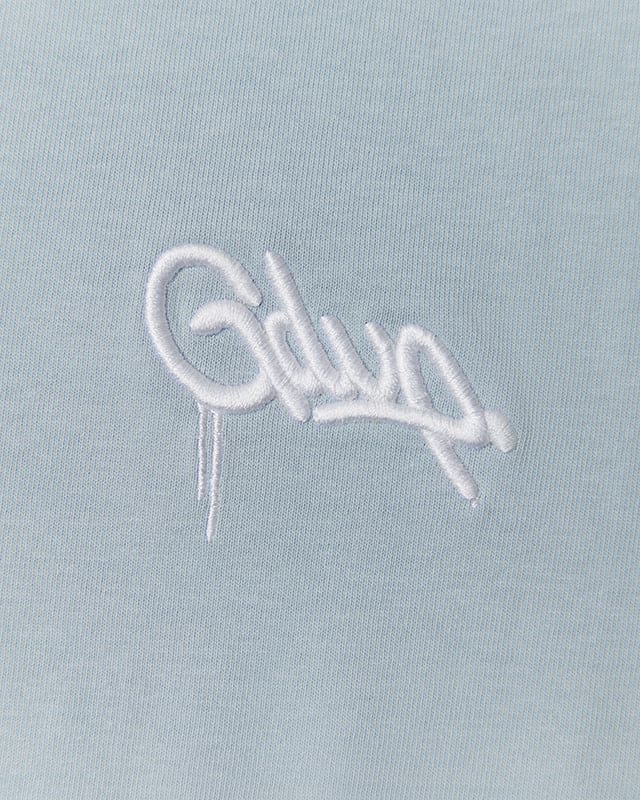 Micro Handstyle T-Shirt Washed Blue/White