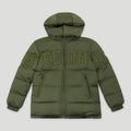 Team Logo Reversible Duck Down Jacket Khaki/Olive